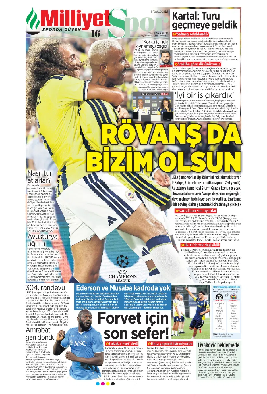 Ederson takasıyla yıldız sol kanat Fenerbahçe'ye geliyor | Sporun manşetleri - 16
