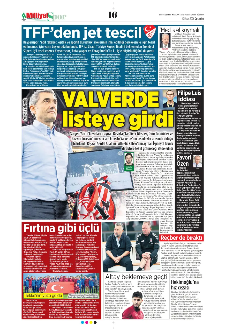 Conte yanında dünyaca ünlü yıldızı da Fenerbahçe'ye getiriyor | Sporun manşetleri - 22