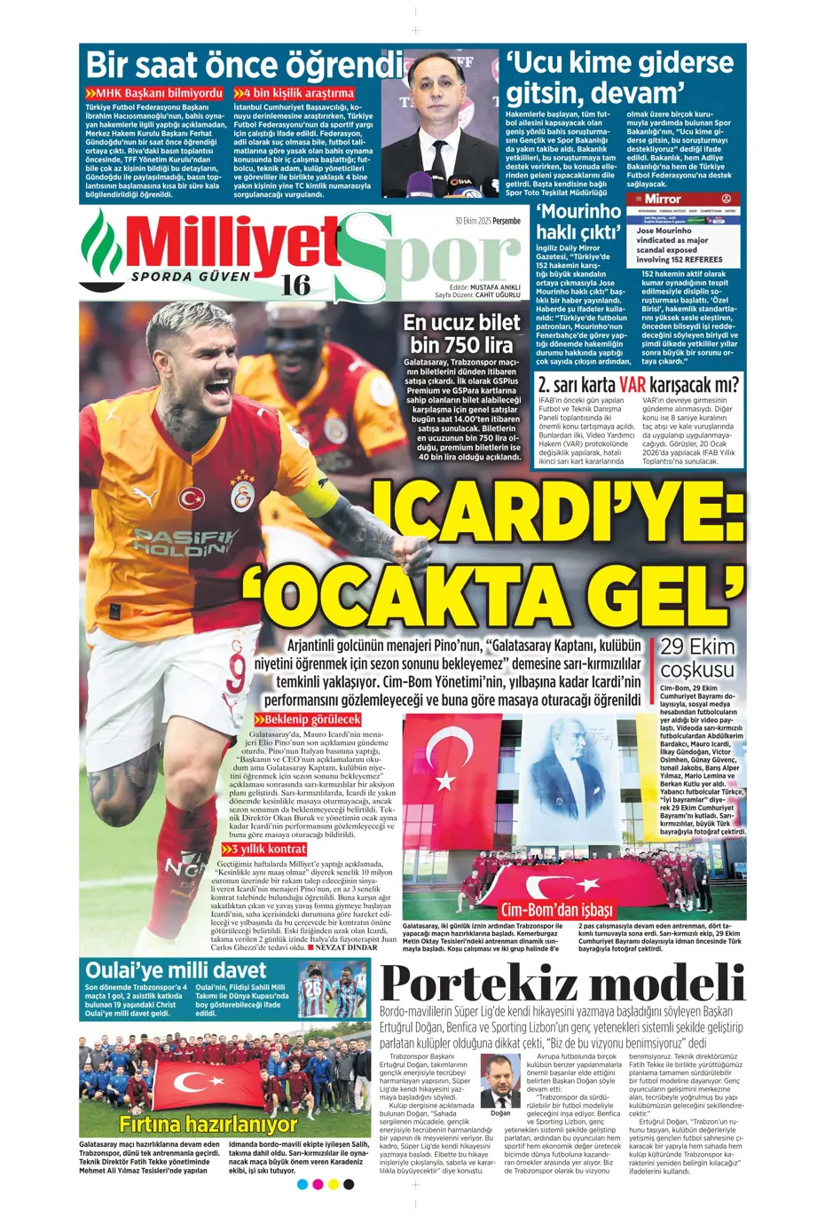 "Talisca teklife "Evet" dedi" | Sporun manşetleri - 12