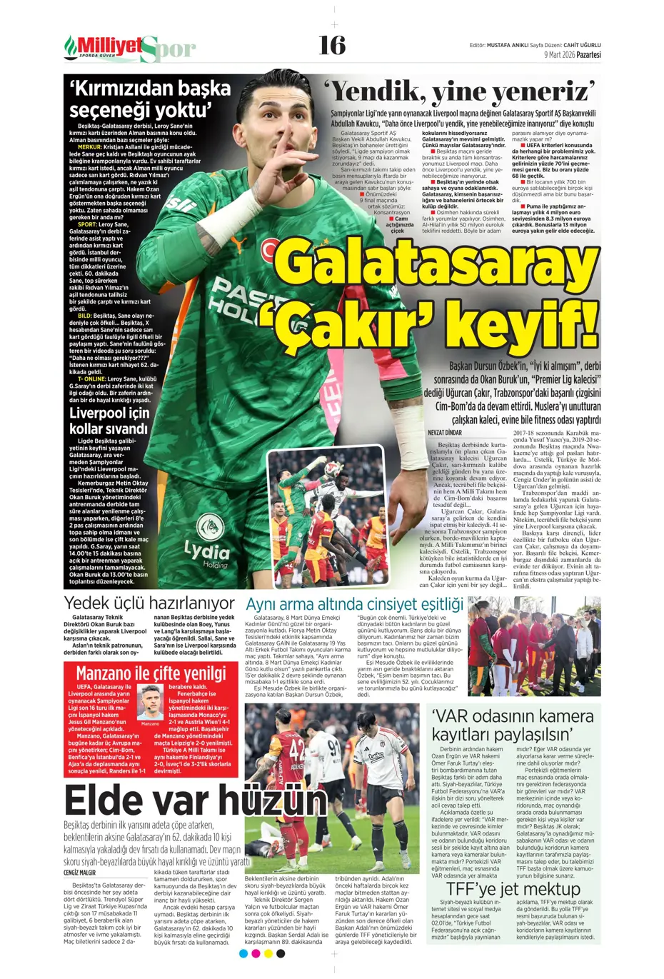 "Eller yukarı! Ben Cherif" | Sporun manşetleri - 33