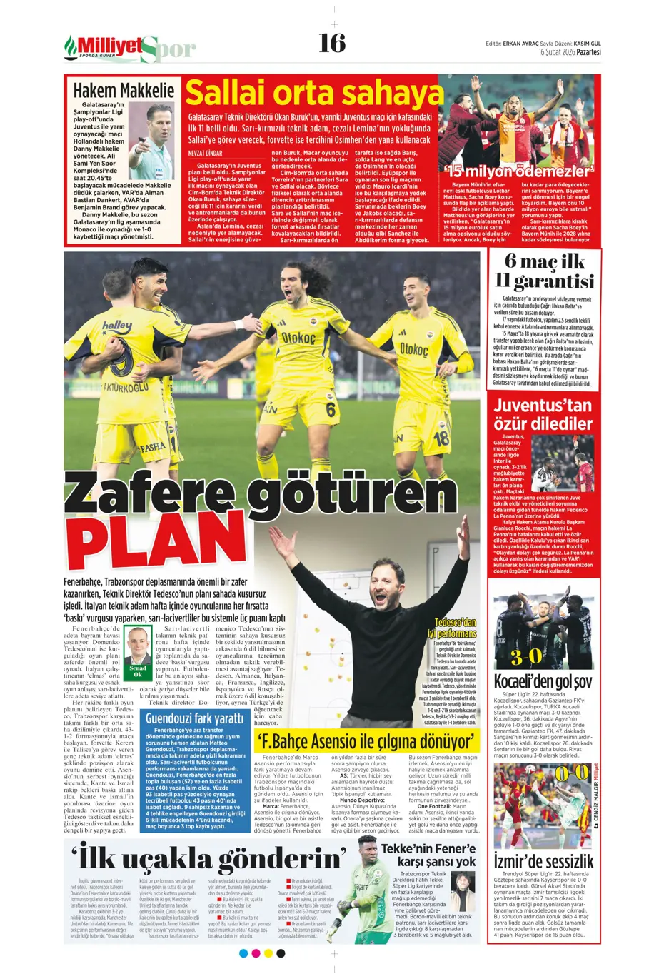 "Galatasaray Fenerbahçe'yi FIFA'ya şikayet ediyor" | Sporun manşetleri - 37