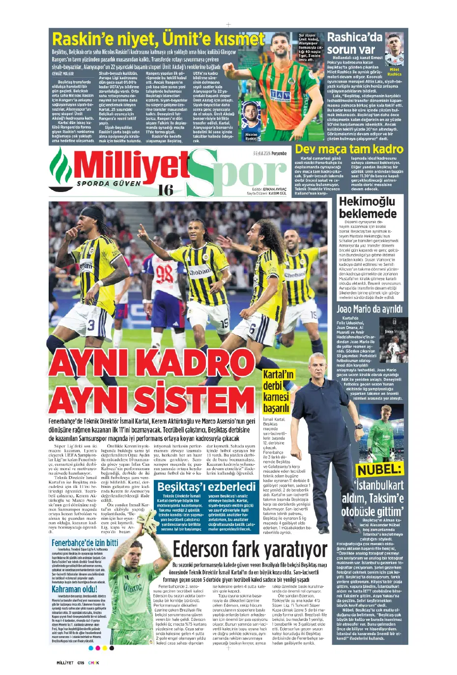 Can Uzun derken 2 isim daha! Fenerbahçe'den son gün bombaları | Sporun manşetleri - 10 Can Uzun derken 2 isim daha! Fenerbahçe'den son gün bombaları | Sporun manşetleri - 10