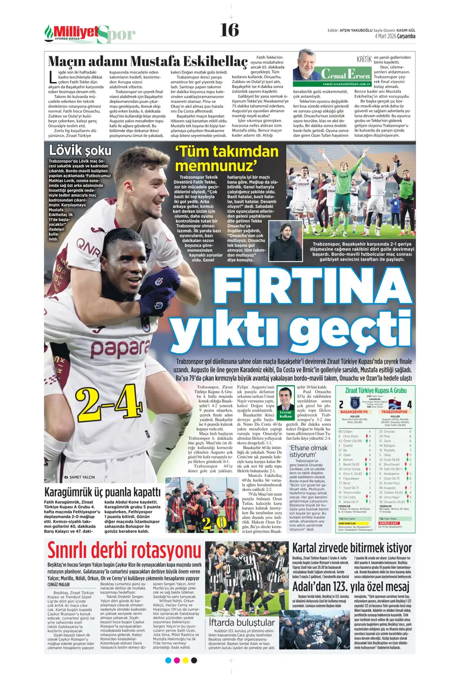 "Anlaşma tamam, sezon sonunda Fenerbahçe'den ayrılıyor" | Sporun manşetleri - 33 "Anlaşma tamam, sezon sonunda Fenerbahçe'den ayrılıyor" | Sporun manşetleri - 33