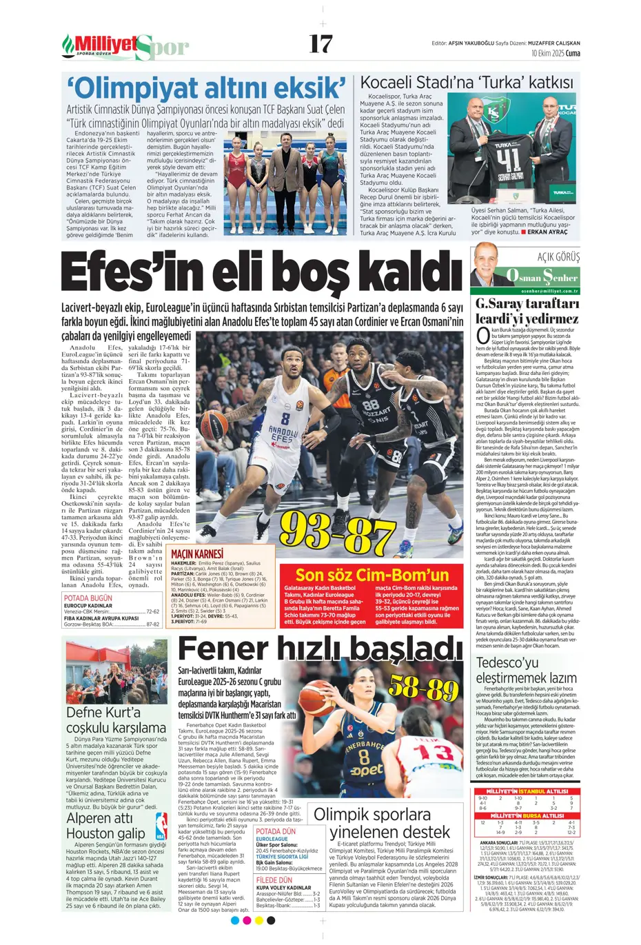 "Sadettin Saran ilk transferini milli yıldızla yapıyor" | Sporun manşetleri - 13