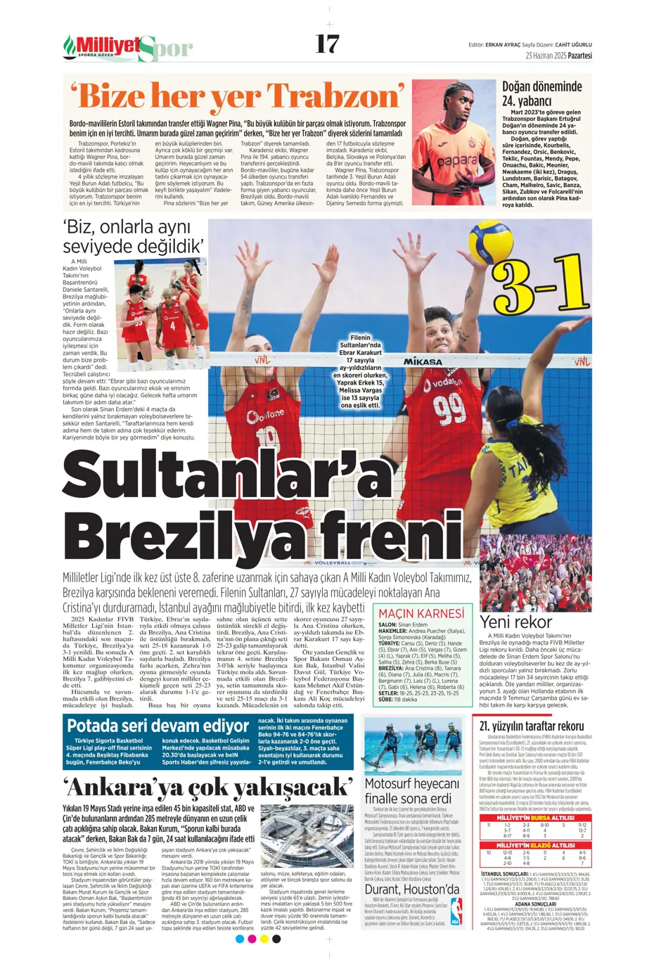 "Fenerbahçe'den Jadon Sancho bombası" | Sporun manşetleri - 13