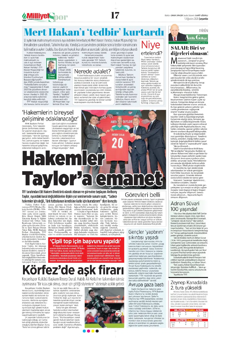 Salah sonrası Trabzonspor'un yeni bombası Süper Lig'den | Sporun manşetleri - 11