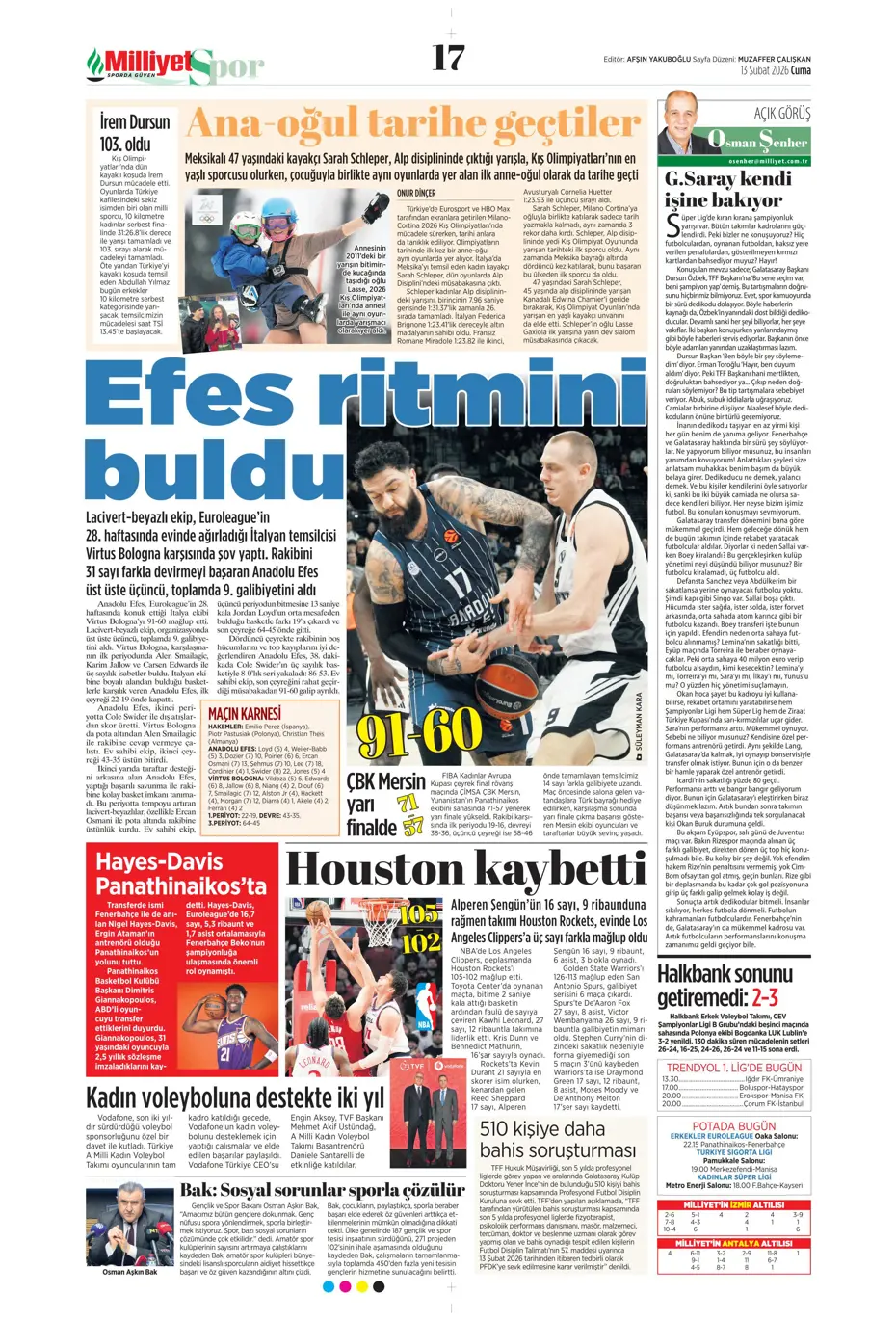 "Tedesco teklifi kabul etmeye yakın" | Sporun manşetleri - 20