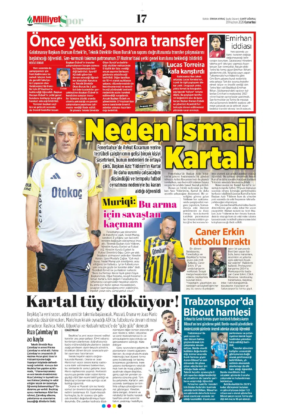 Ve Fenerbahçe için İstanbul'da! Fransız yıldızı Oğuz Çetin izledi, İsmail Kartal onayladı | Sporun manşetleri - 23
