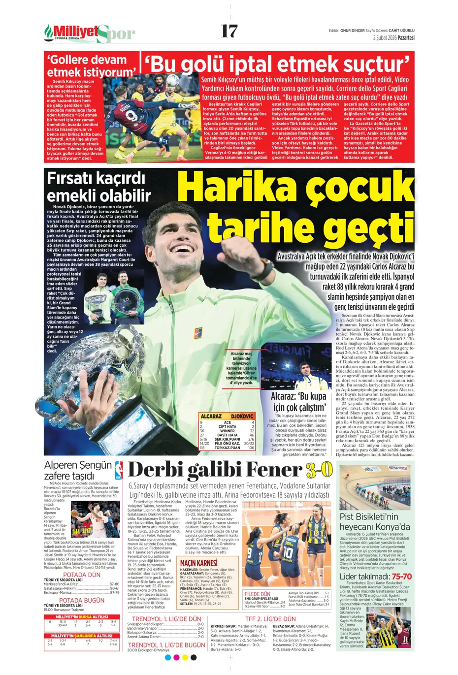 "Lookman peşinata kurban gitti" | Sporun manşetleri - 33