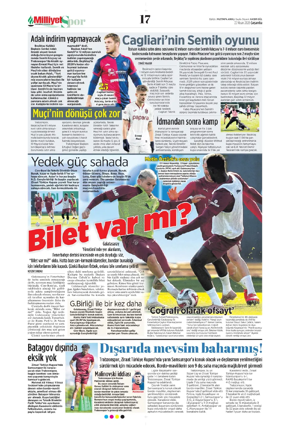 Kupa maçı sonrası Semedo'ya büyük tepki | Sporun manşetleri - 15