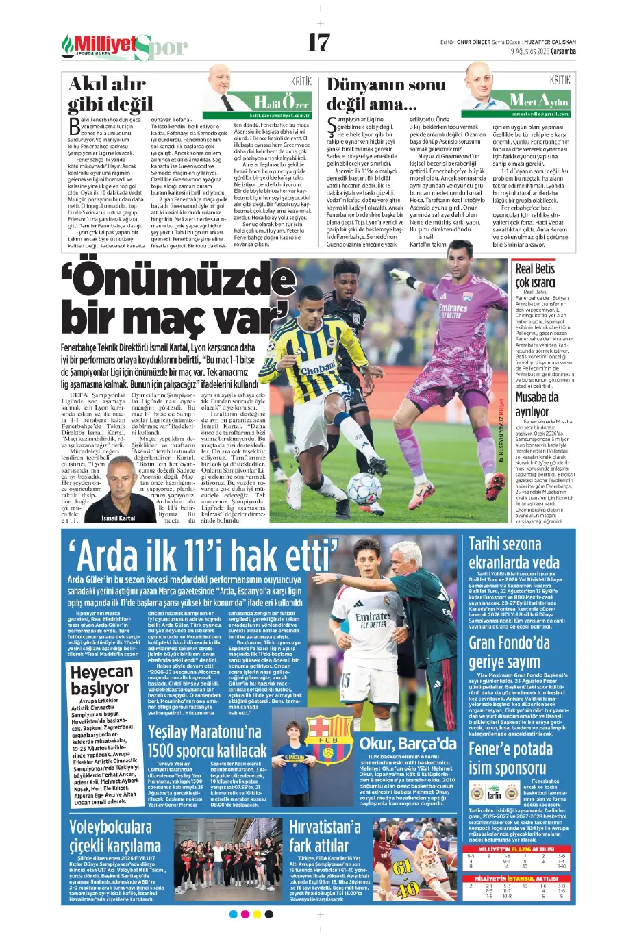 "Batrakov: Galatasaray'a gidiyorum" | Sporun manşetleri - 16
