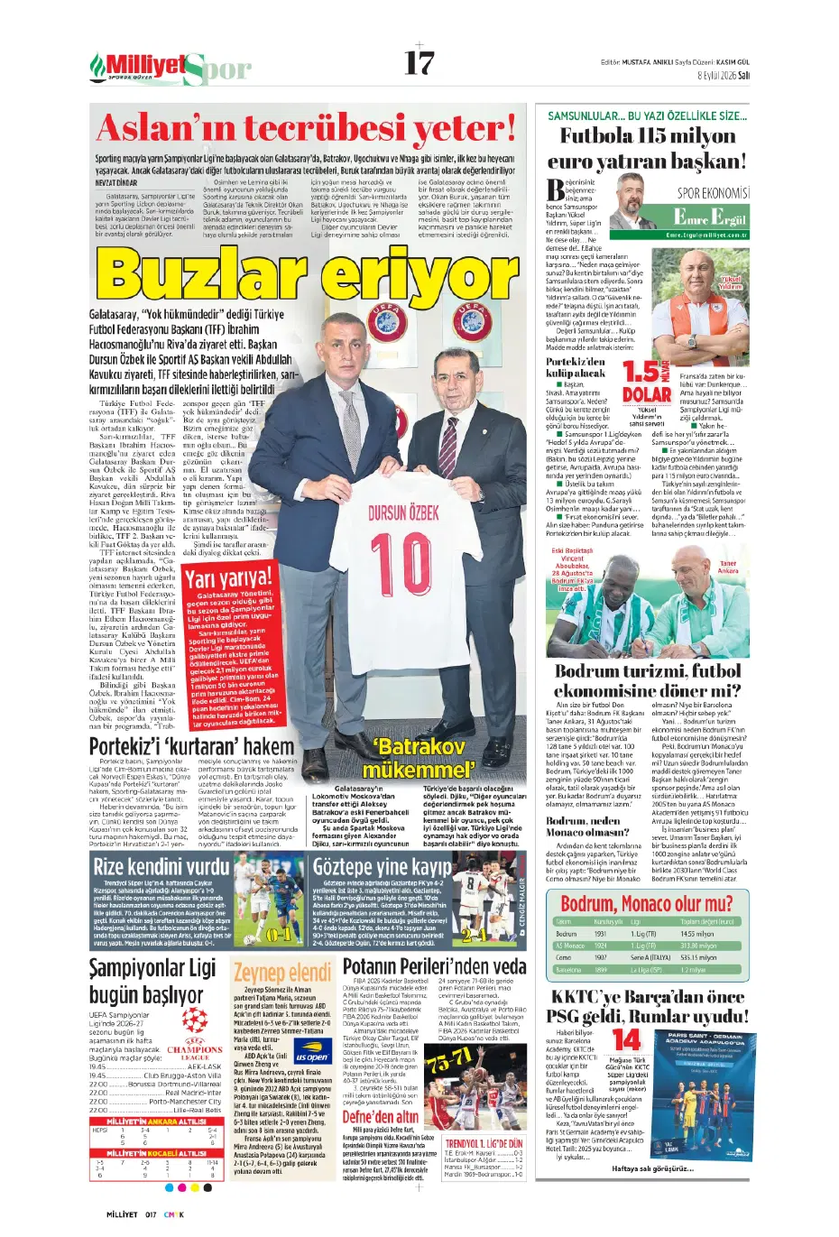 "Ertuğrul Doğan'la görüşen Vitor Pereira'dan Trabzonspor kararı" | Sporun manşetleri - 9 "Ertuğrul Doğan'la görüşen Vitor Pereira'dan Trabzonspor kararı" | Sporun manşetleri - 9