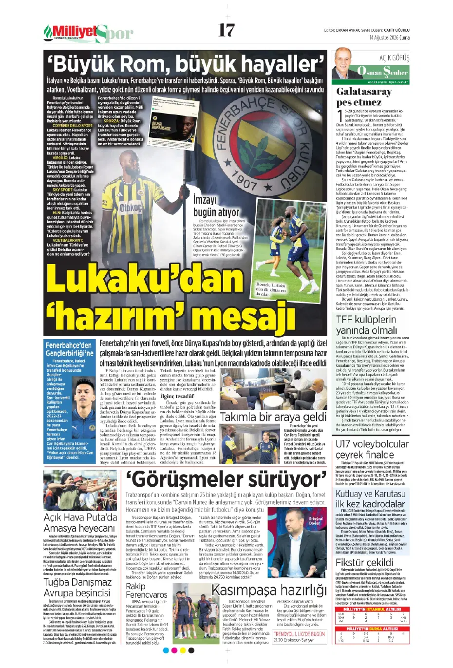 Orkun Kökçü'nün kankası Beşiktaş'a geliyor | Sporun manşetleri - 11