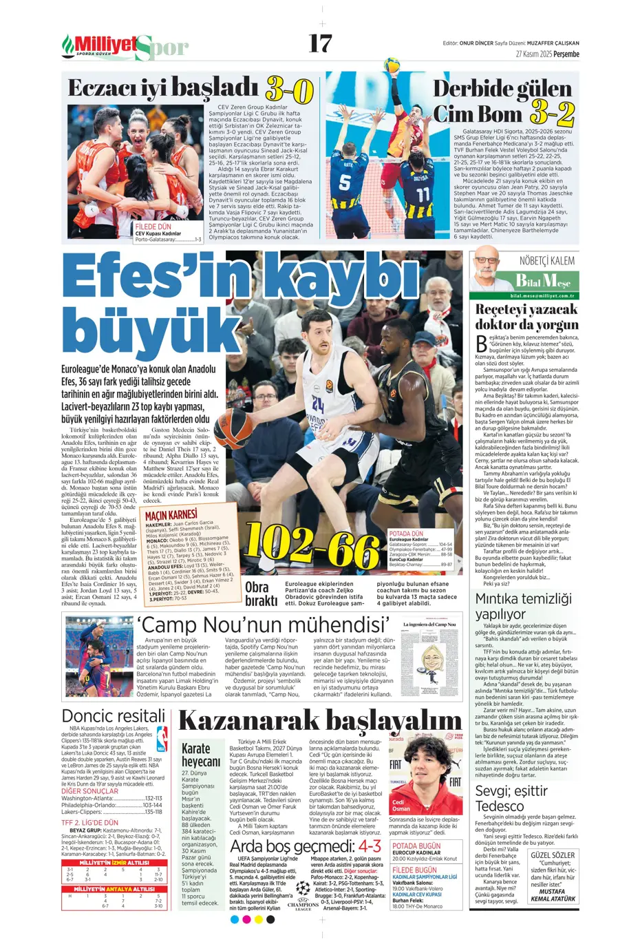 "Galatasaray'ı FIFA virüsü sardı" | Sporun manşetleri - 14