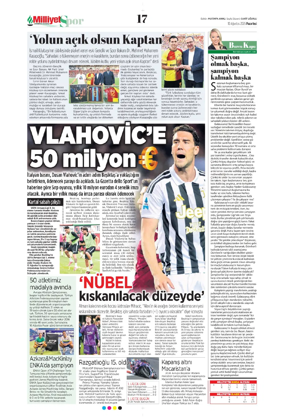 Fenerbahçe'den Mimovic takasıyla flaş transfer | Sporun manşetleri - 9