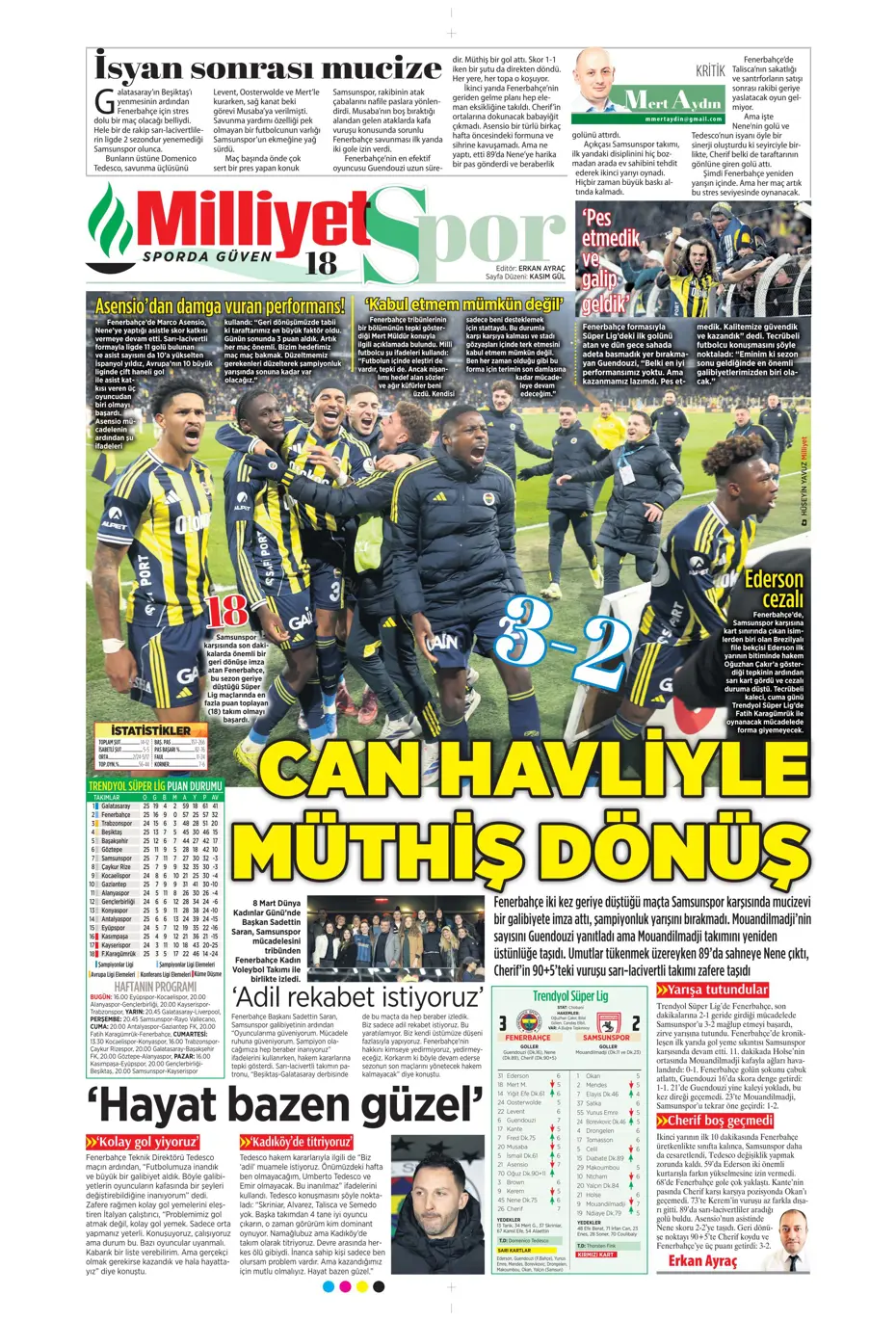 "Eller yukarı! Ben Cherif" | Sporun manşetleri - 34