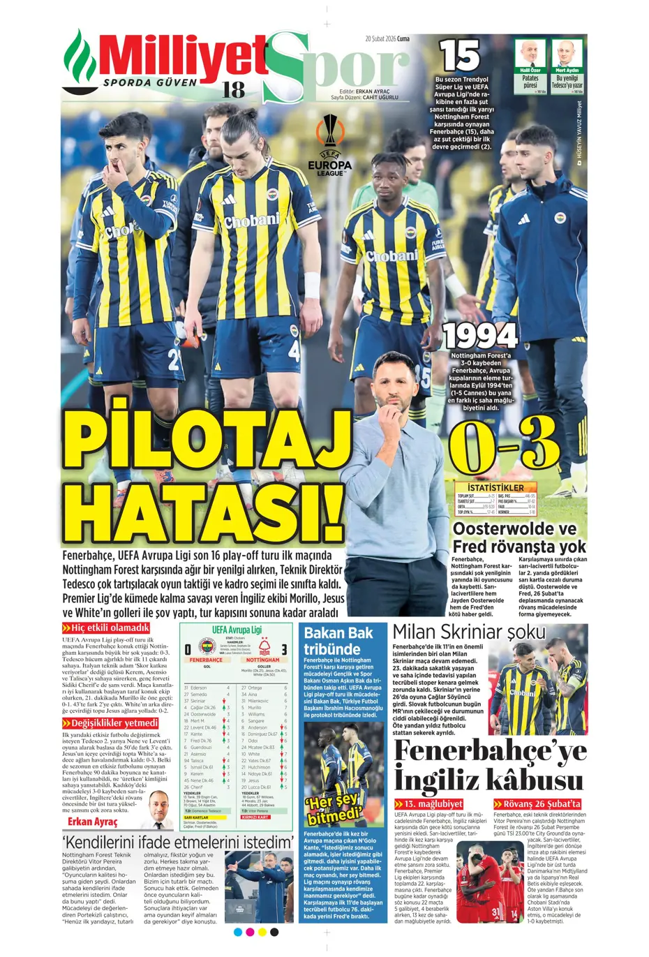 "Vitor Pereira Fenerbahçe'yi mat etti" | Sporun manşetleri - 33
