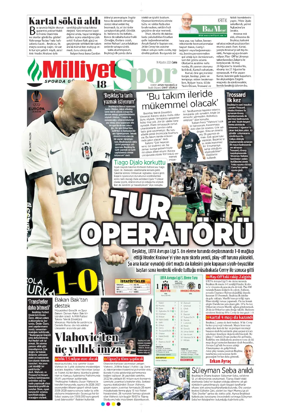 Orkun Kökçü'nün kankası Beşiktaş'a geliyor | Sporun manşetleri - 19