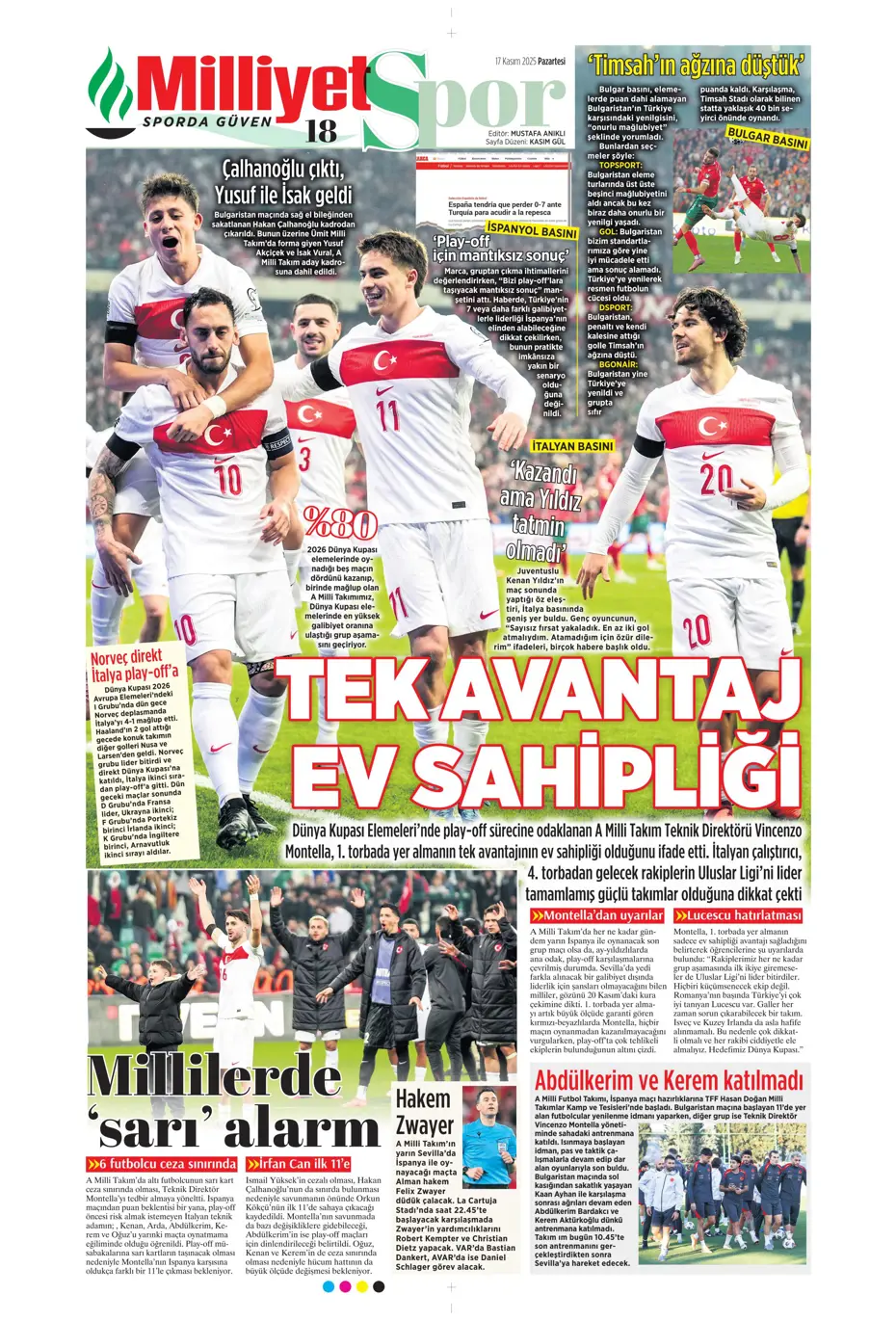 "Tedesco ilk bileti kesti: "Kendine takım bul" | Sporun manşetleri - 12 "Tedesco ilk bileti kesti: "Kendine takım bul" | Sporun manşetleri - 12