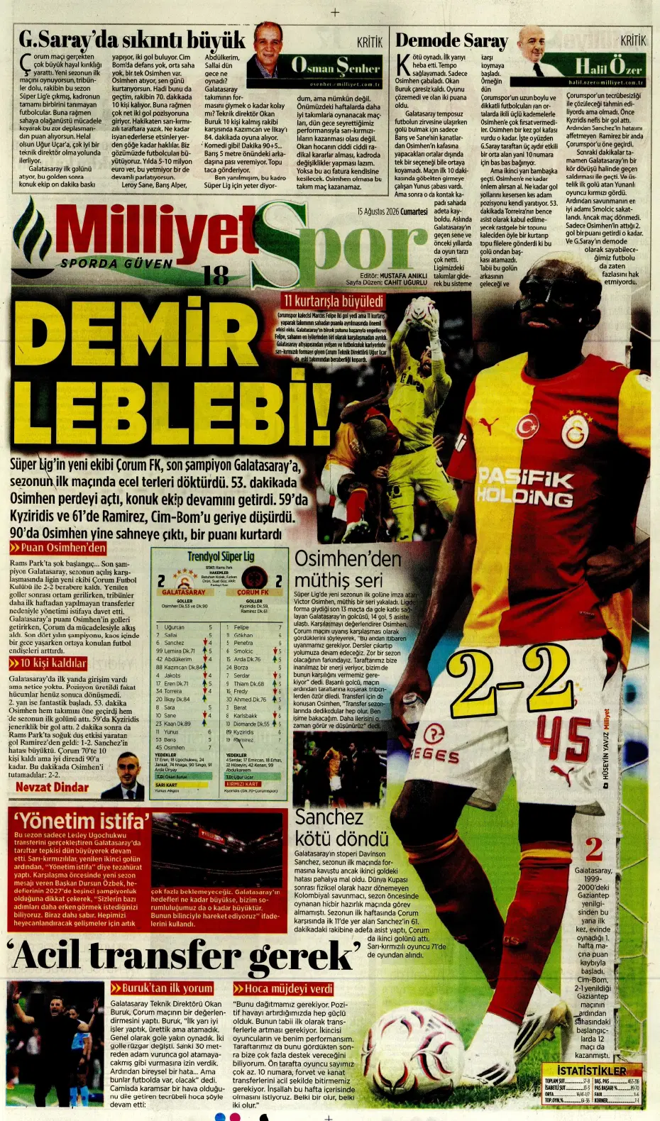 "Darwin Nunez geliyor" | Sporun manşetleri - 16 "Darwin Nunez geliyor" | Sporun manşetleri - 16