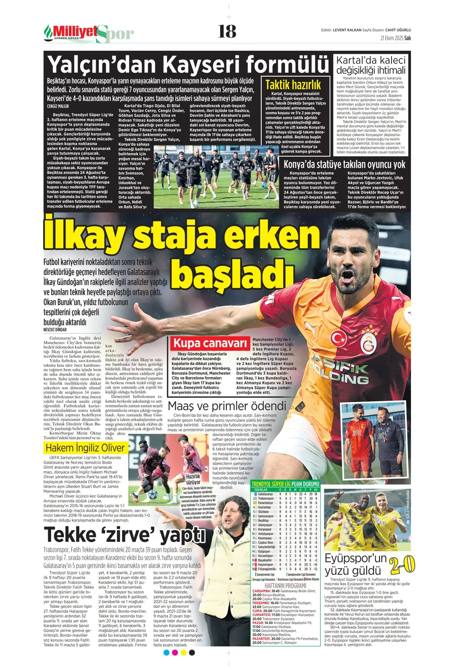 "Ve Goretzka doğrulandı" | Sporun manşetleri - 16 "Ve Goretzka doğrulandı" | Sporun manşetleri - 16