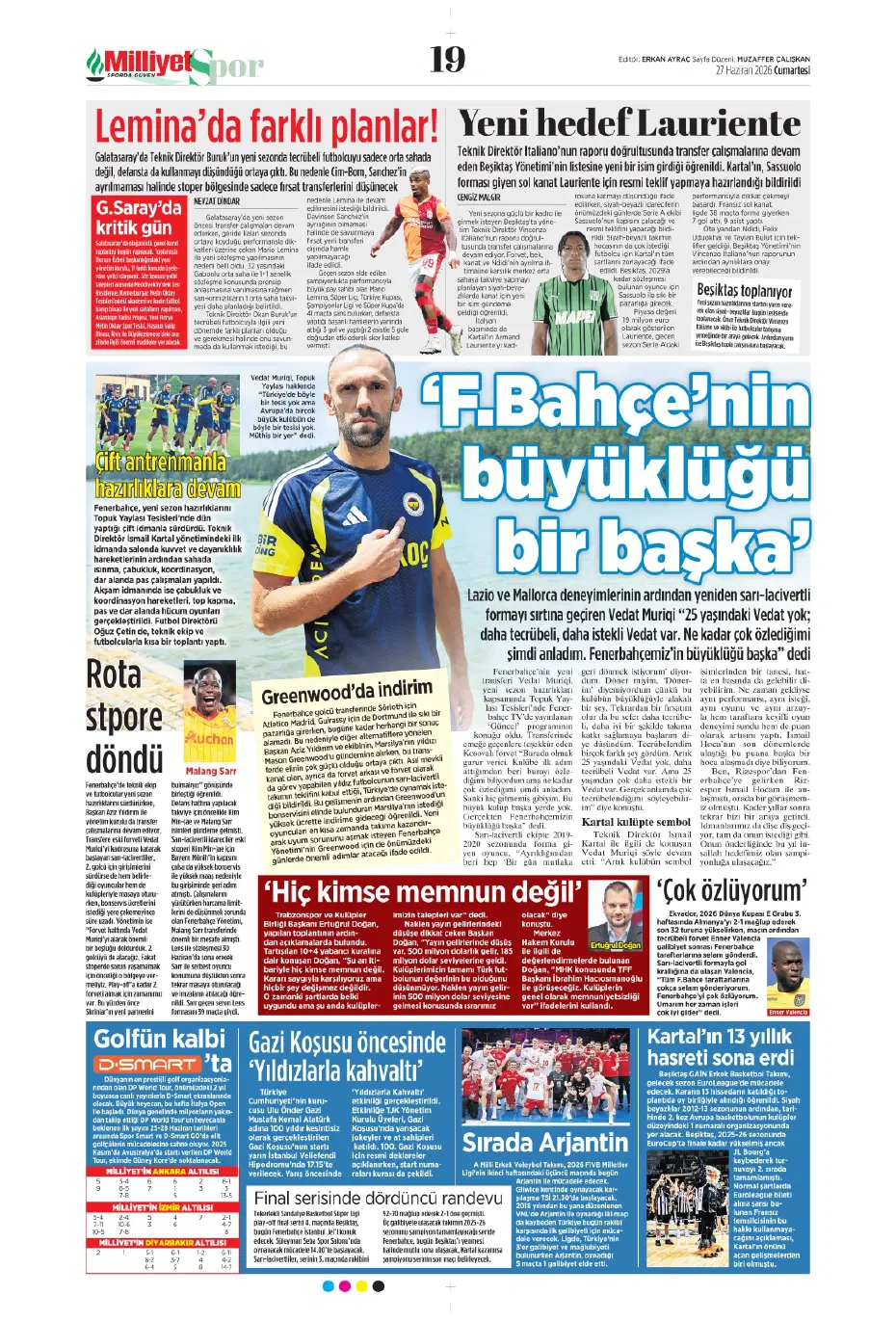 "Fenerbahçe'den bomba hamle: Oyarzabal" | Sporun manşetleri - 13
