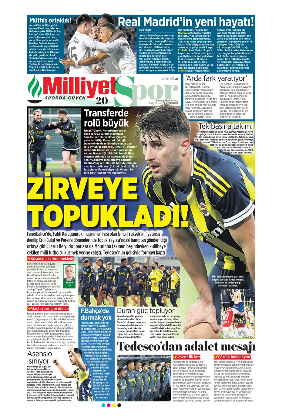 "Ve Goretzka doğrulandı" | Sporun manşetleri - 14 "Ve Goretzka doğrulandı" | Sporun manşetleri - 14