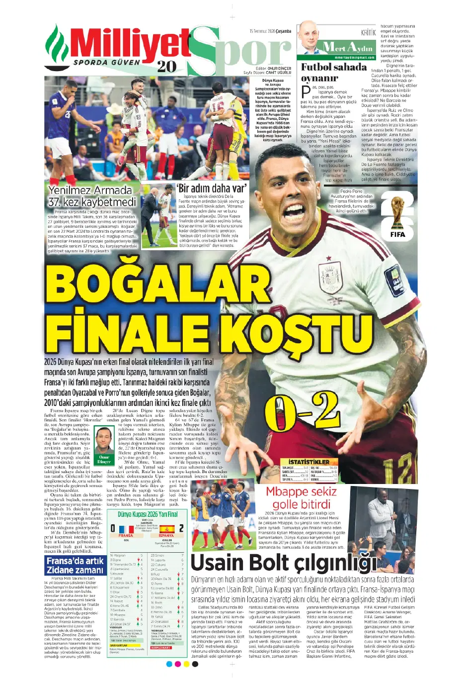 "Sıra geldi Rashford'a" | Sporun manşetleri - 22