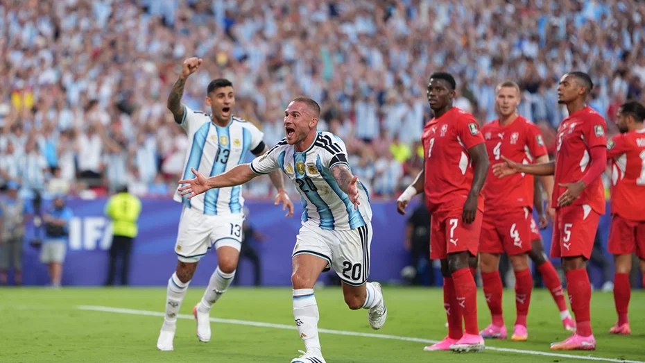 Arjantin İsviçre'yi uzatmalarda devirdi, yarı finale kaldı - 1