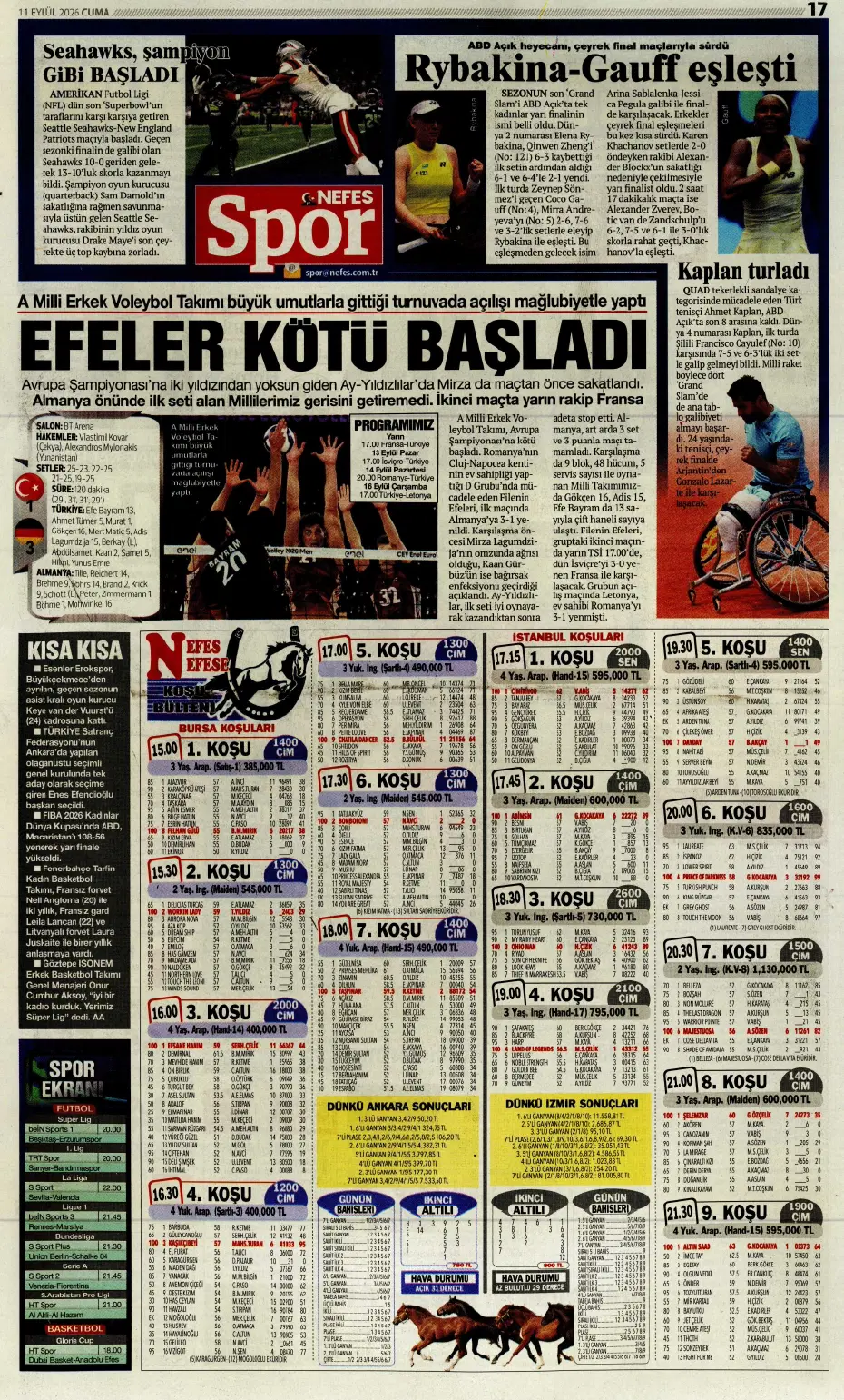 "İsmail Kartal gitti, geldi" | Sporun manşetleri - 3
