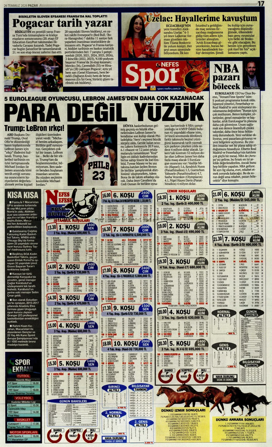 "Darwin Nunez geliyor" | Sporun manşetleri - 1