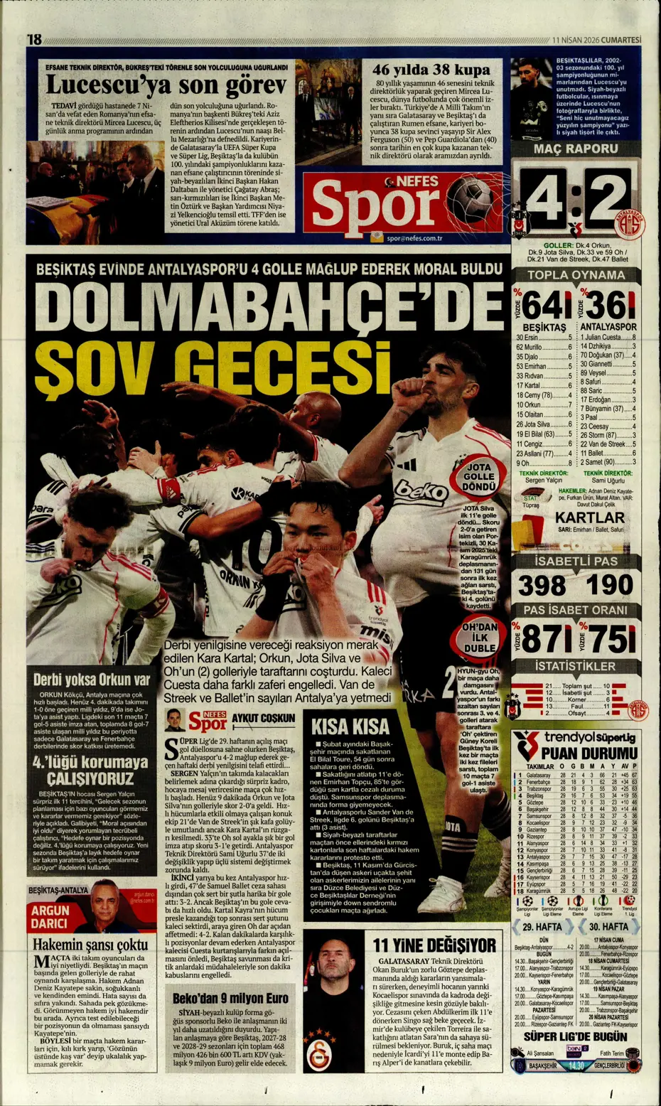 "Devler Osimhen için sırada" | Sporun manşetleri - 11