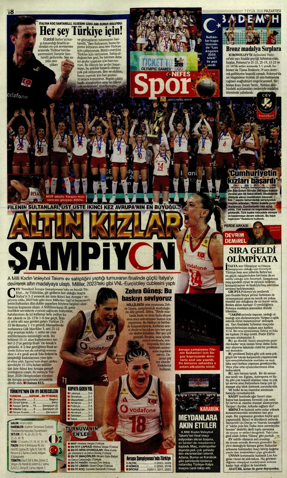 "İsmail Kartal'ın kader virajı" | Sporun manşetleri - 3