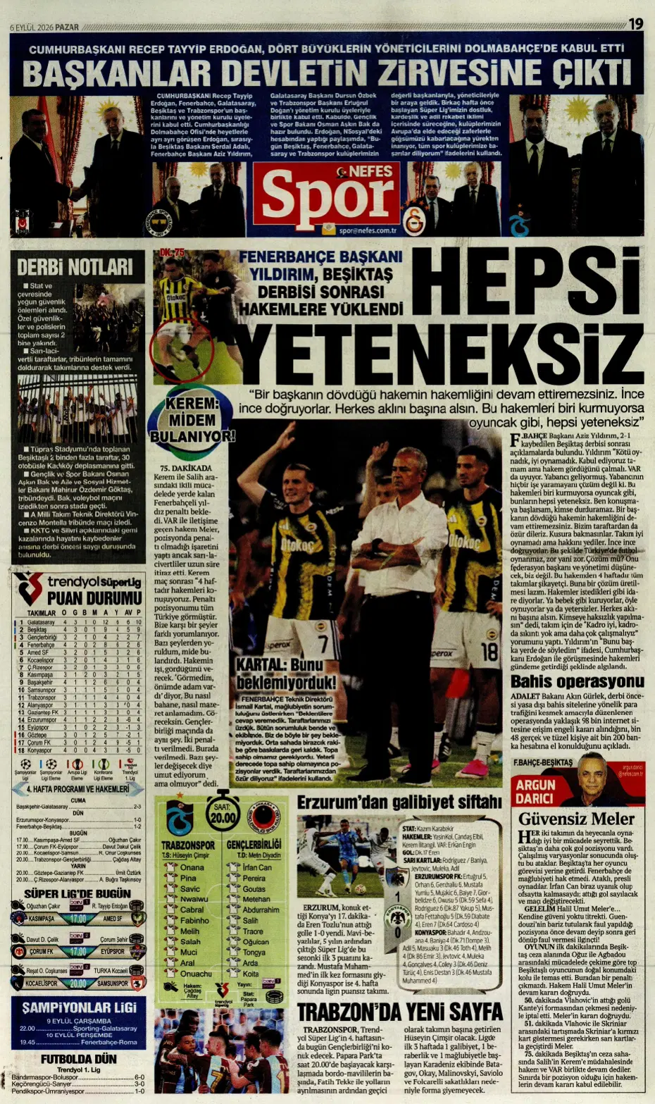 "Kadıköy'ün kralı Kartal" | Sporun manşetleri - 4 "Kadıköy'ün kralı Kartal" | Sporun manşetleri - 4