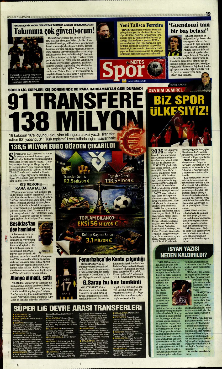 "Darwin Nunez apronda" | Sporun manşetleri - 3