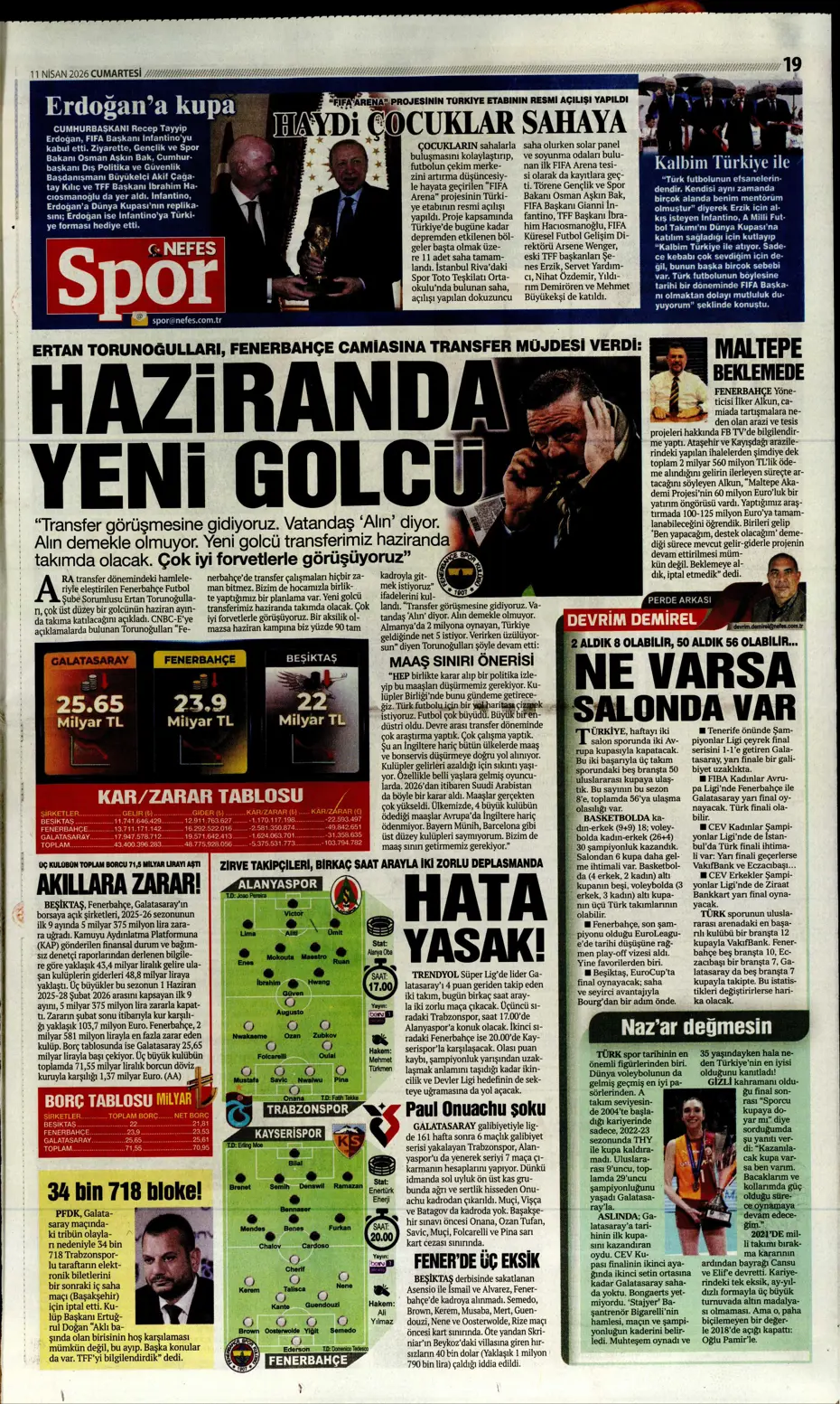 "Devler Osimhen için sırada" | Sporun manşetleri - 9
