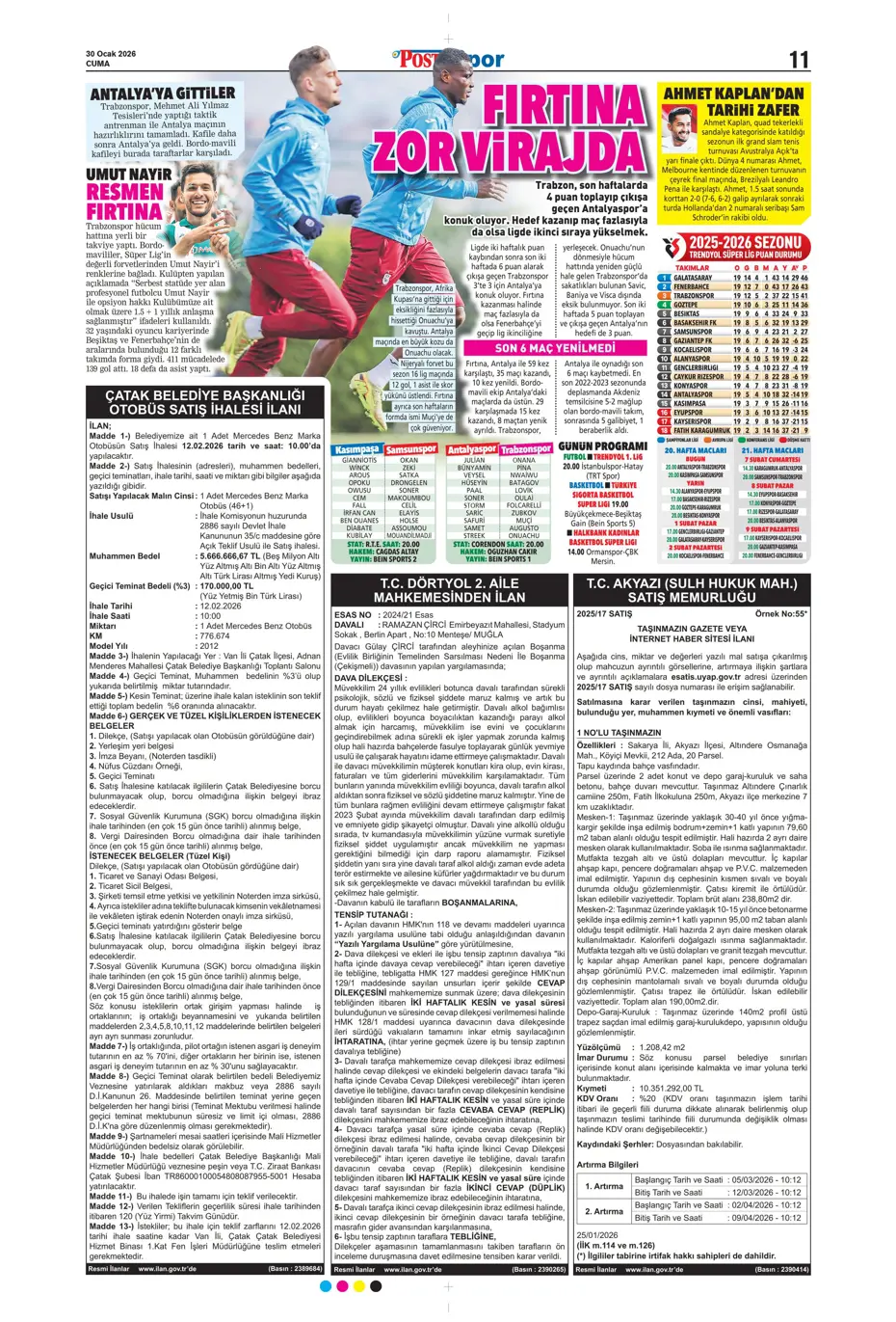 "Galatasaray'ın Gueye transferi tamam" | Sporun manşetleri - 10