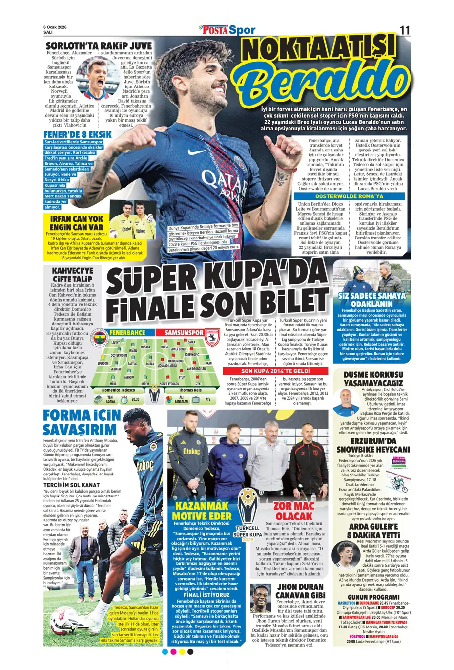 "Lookman Afrika Kupası'ndan direkt İstanbul'a" | Sporun manşetleri - 13 "Lookman Afrika Kupası'ndan direkt İstanbul'a" | Sporun manşetleri - 13