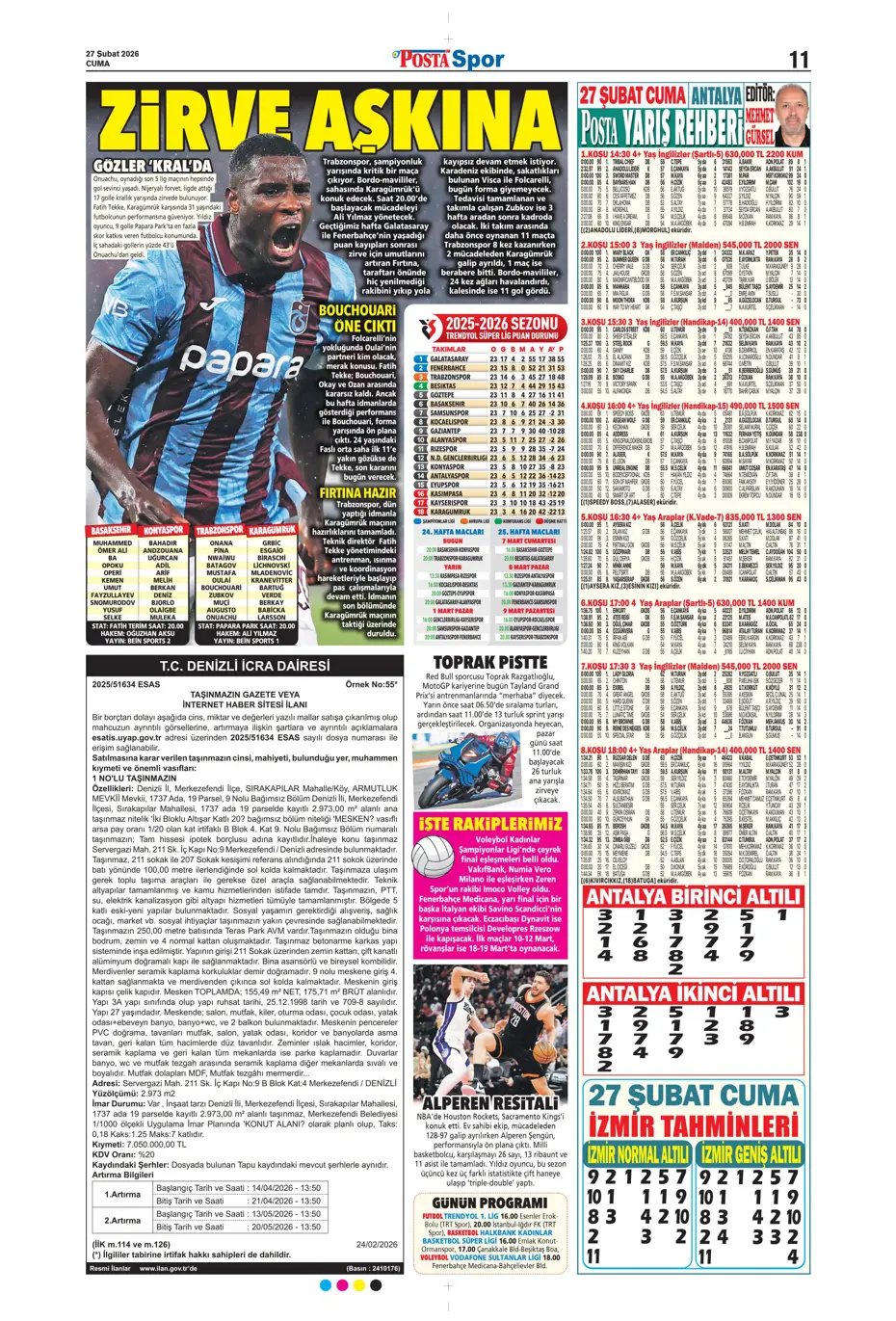 "Osimhen için müthiş iddia!" | Sporun manşetleri - 11 "Osimhen için müthiş iddia!" | Sporun manşetleri - 11