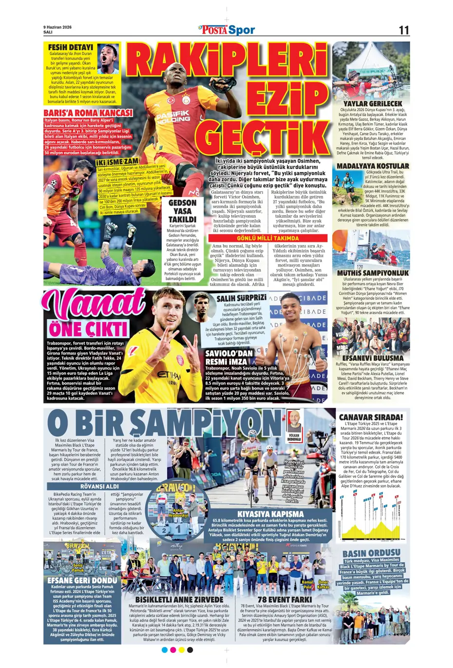Aziz Yıldırım sonrası ilk ayrılık için İstanbul'a geliyorlar | Sporun manşetleri - 13 Aziz Yıldırım sonrası ilk ayrılık için İstanbul'a geliyorlar | Sporun manşetleri - 13