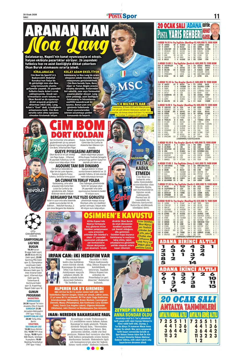 "Fenerbahçe'de 10 milyon euroya 2 senelik imza" | Sporun manşetleri  - 16