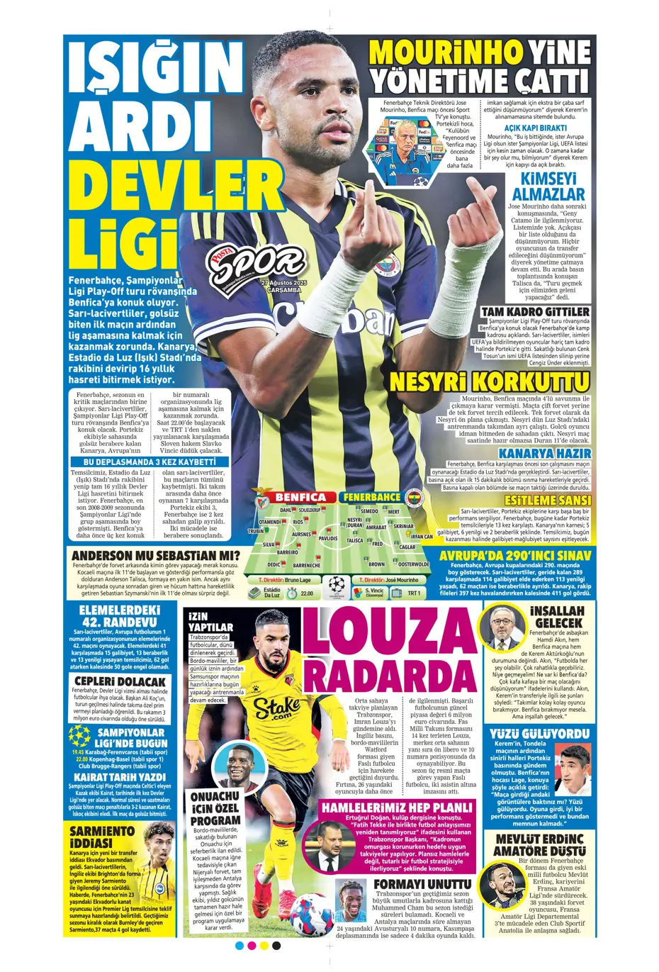 "Fenerbahçe'den 850 milyon euroluk tarihi hamle" | Sporun manşetleri - 12