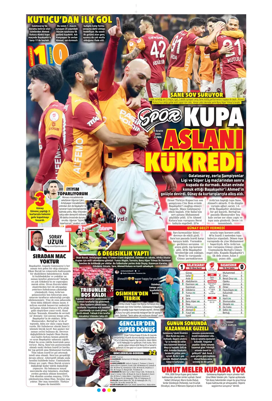 "Ve Lucas Beraldo'dan Galatasaray'a cevap geldi" | Sporun manşetleri - 30