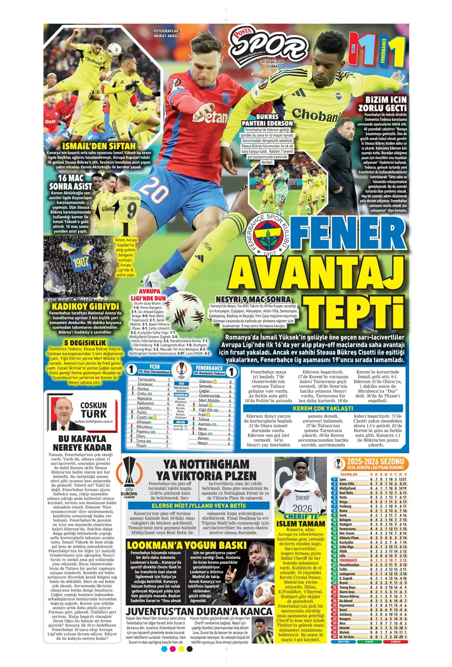 "Galatasaray'ın Gueye transferi tamam" | Sporun manşetleri - 19