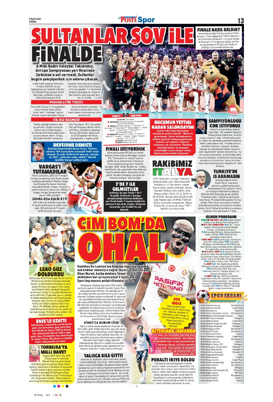 "Kadıköy'ün kralı Kartal" | Sporun manşetleri - 9 "Kadıköy'ün kralı Kartal" | Sporun manşetleri - 9