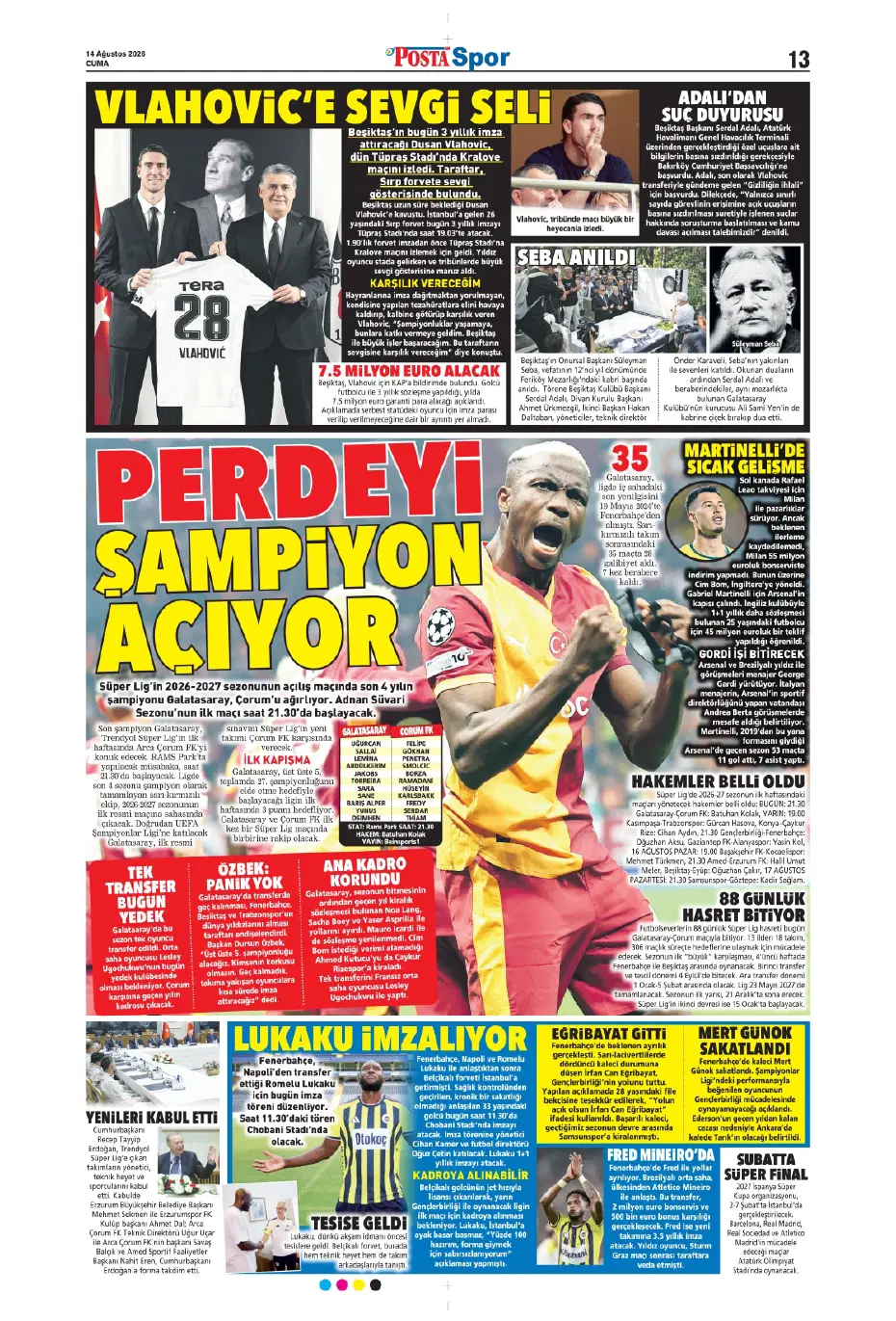 Orkun Kökçü'nün kankası Beşiktaş'a geliyor | Sporun manşetleri - 11