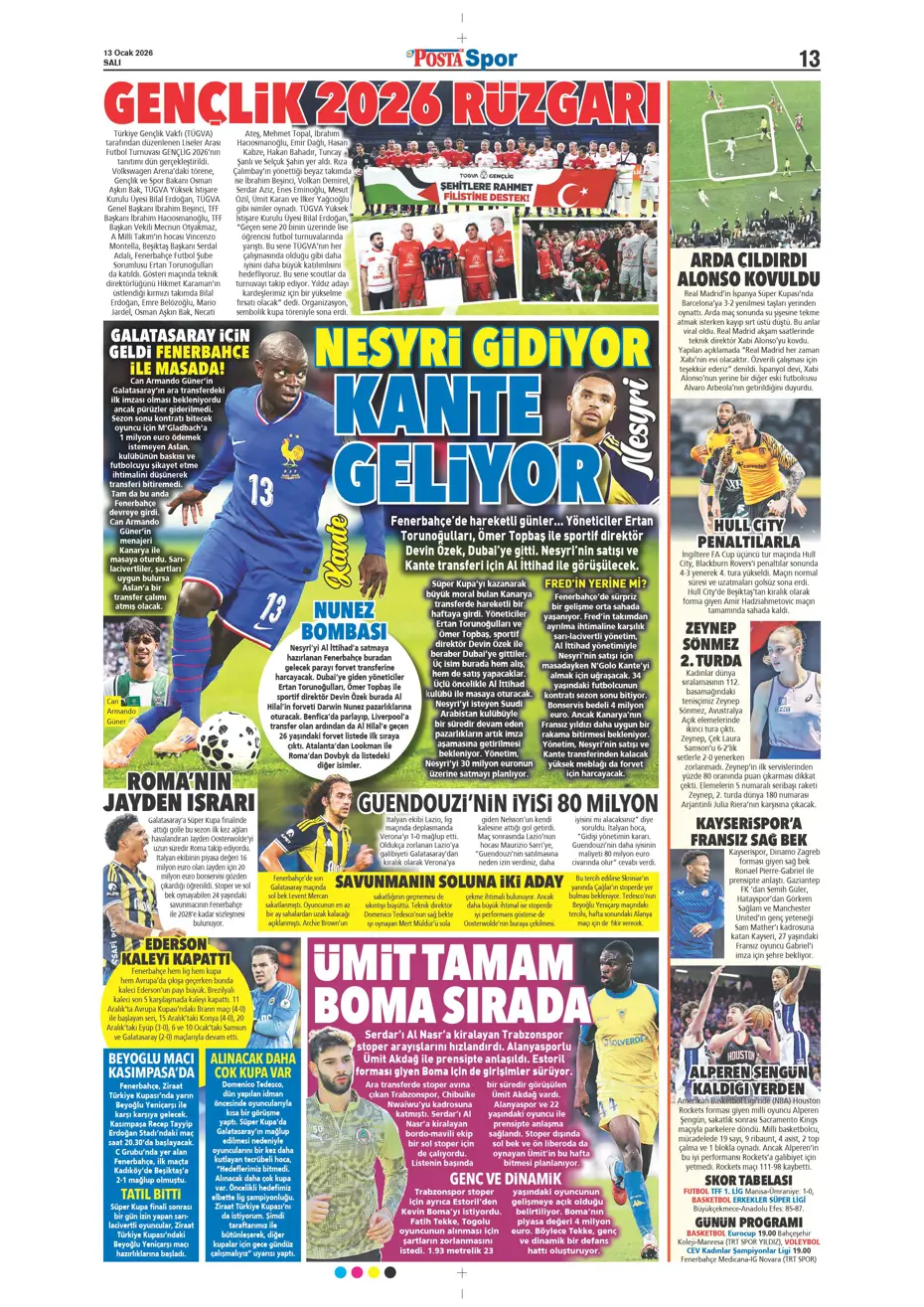 "Elveda! Fenerbahçe'de 20 milyon euroluk ayrılık" | Sporun manşetleri - 20