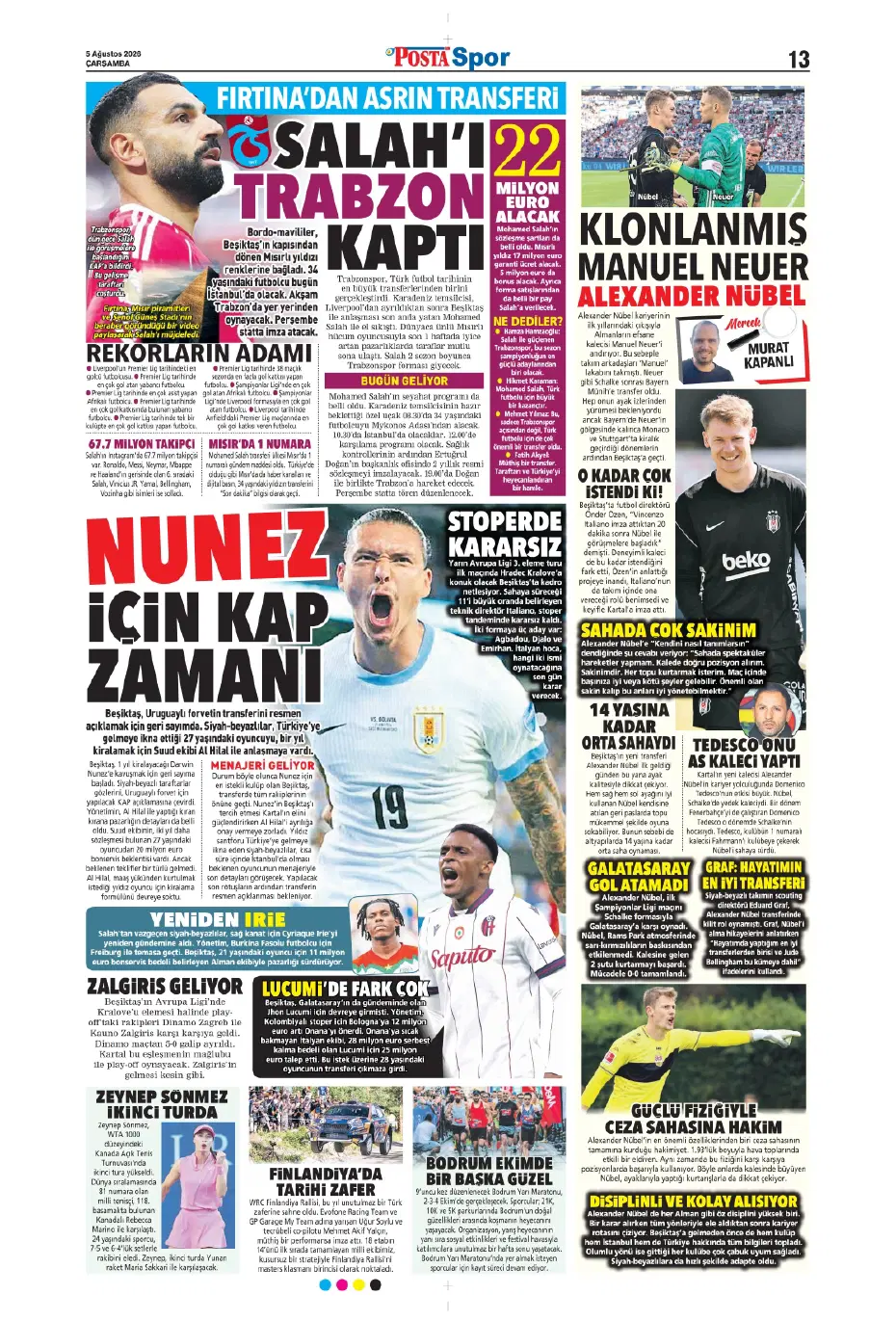 Salah sonrası Trabzonspor'un yeni bombası Süper Lig'den | Sporun manşetleri - 15