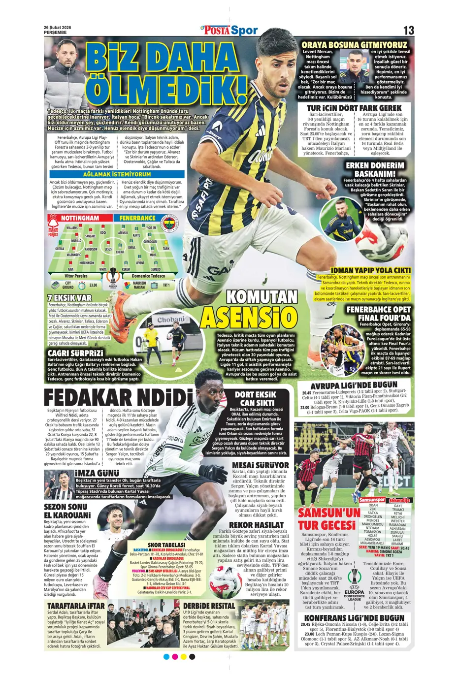 "Galatasaray kabustan zafer çıkardı" | Sporun manşetleri - 22