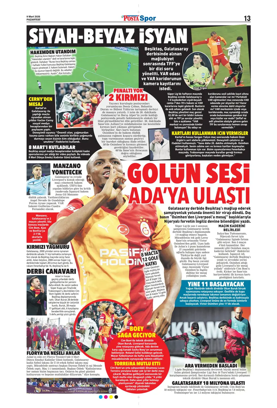 "Eller yukarı! Ben Cherif" | Sporun manşetleri - 37